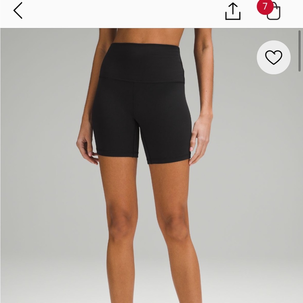 Lulu lemon align high rise short 6”